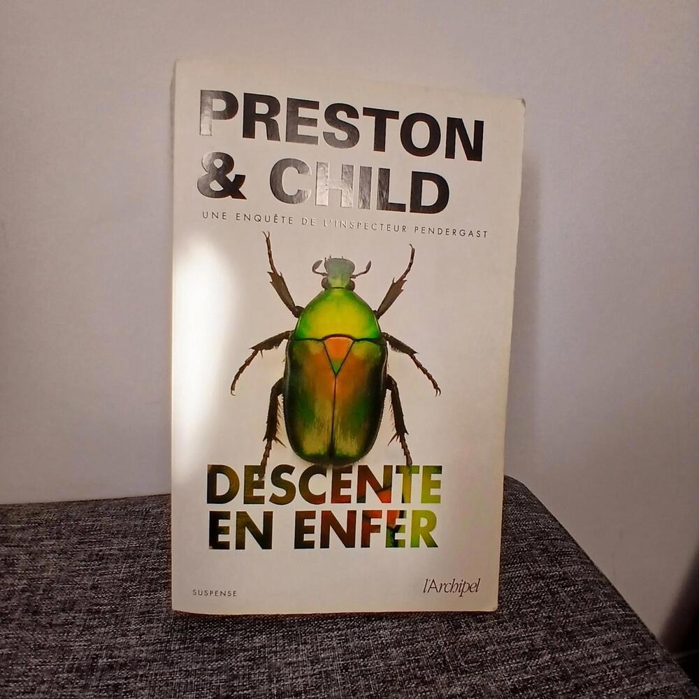 Descente en Enfer Preston & Child Pendergast French 2013 Archipel Thriller VG